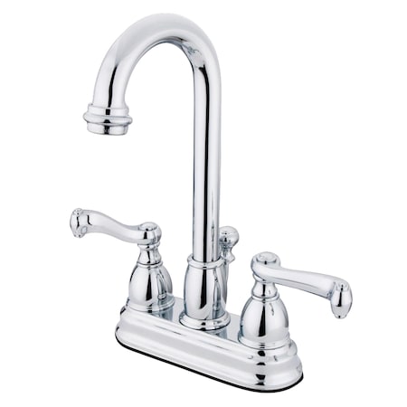 Kingston Brass 4" Centerset Bathroom Faucet, Chrome KB3611FL
